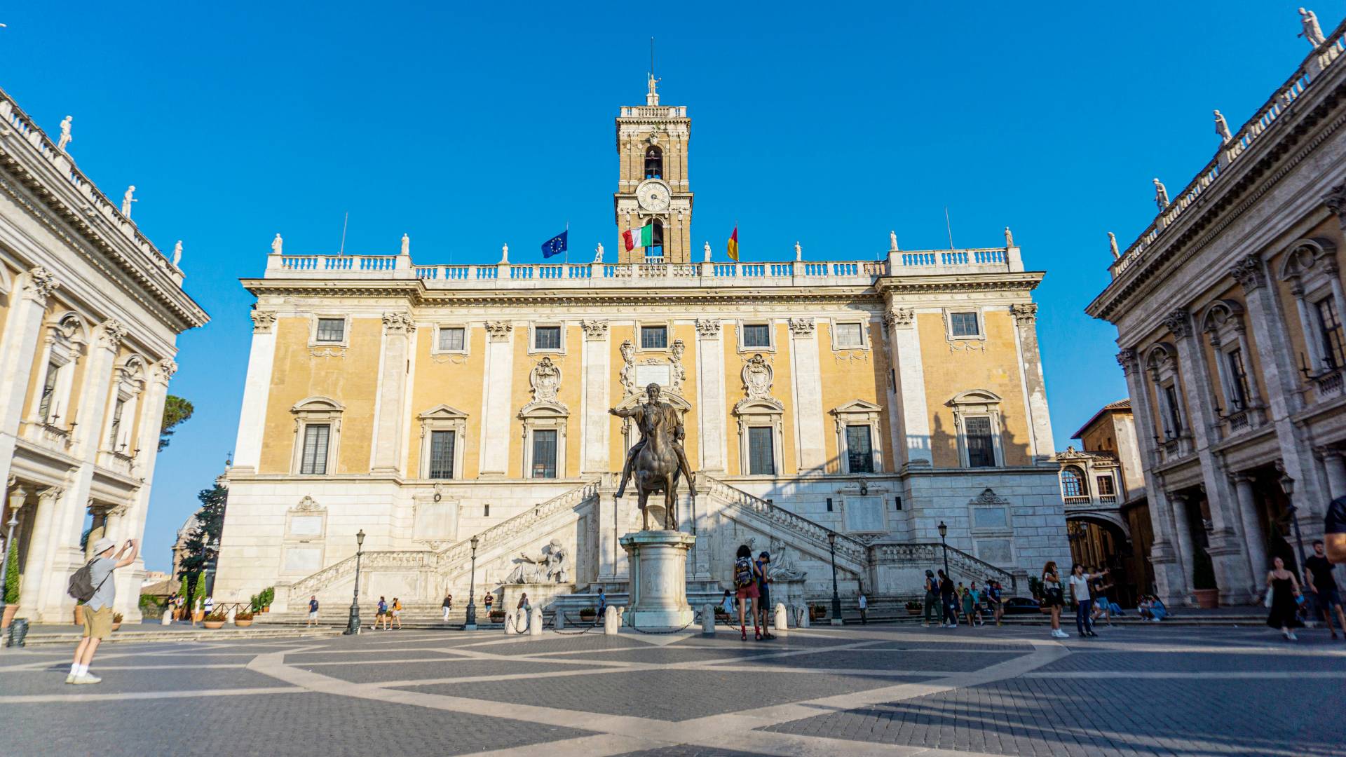 Piazza del Campidoglio en Roma.