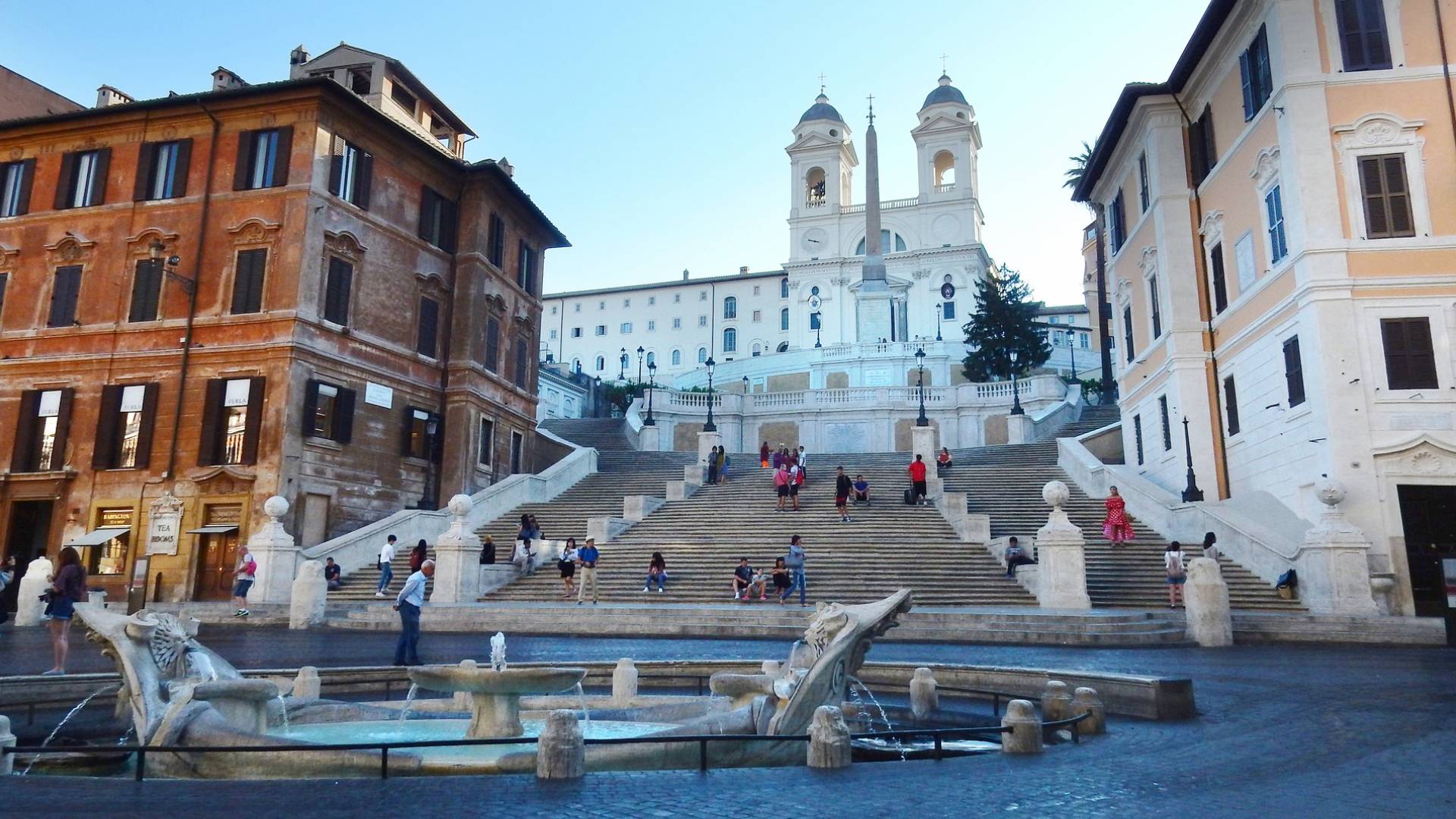 La Piazza di Spagna es una de las visitas imprescindibles.