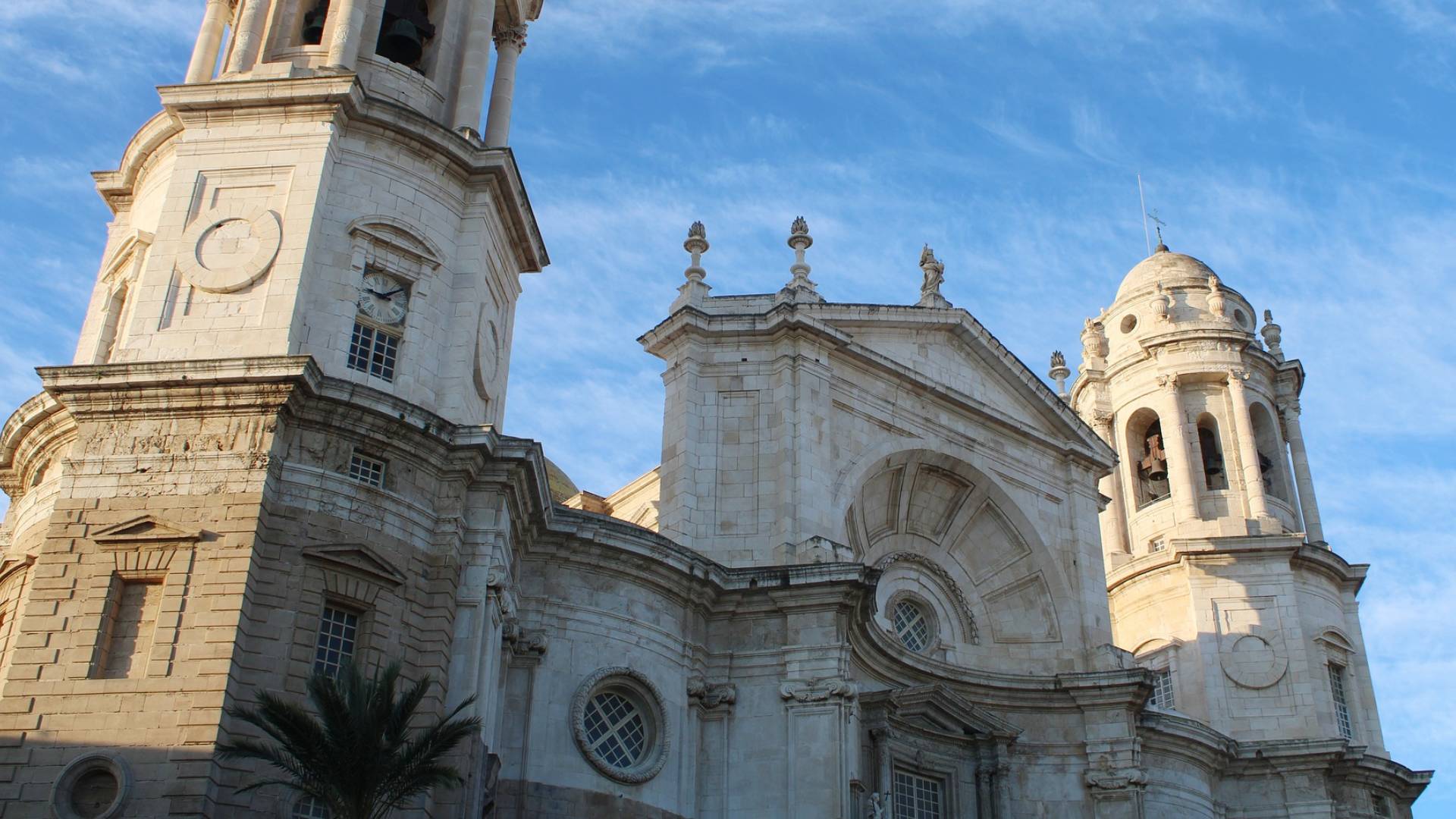 La preciosa Catedral de Cádiz.