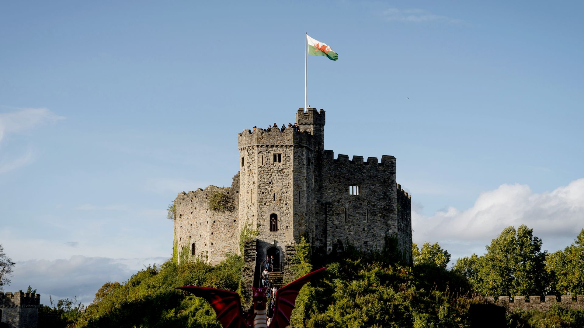 El Castillo de Cardiff es todo un icono de la ciudad.