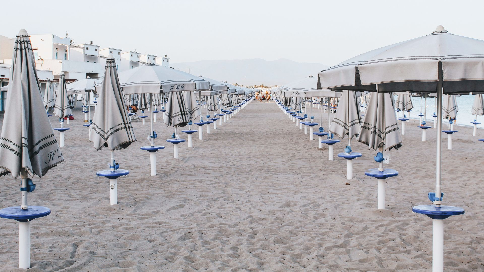 Playa de Poetto en Cagliari.