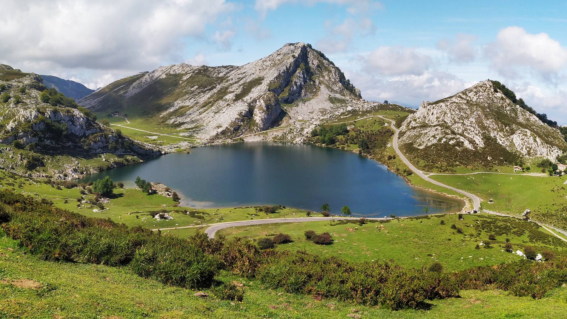 Los preciosos Lagos de Covadonga.