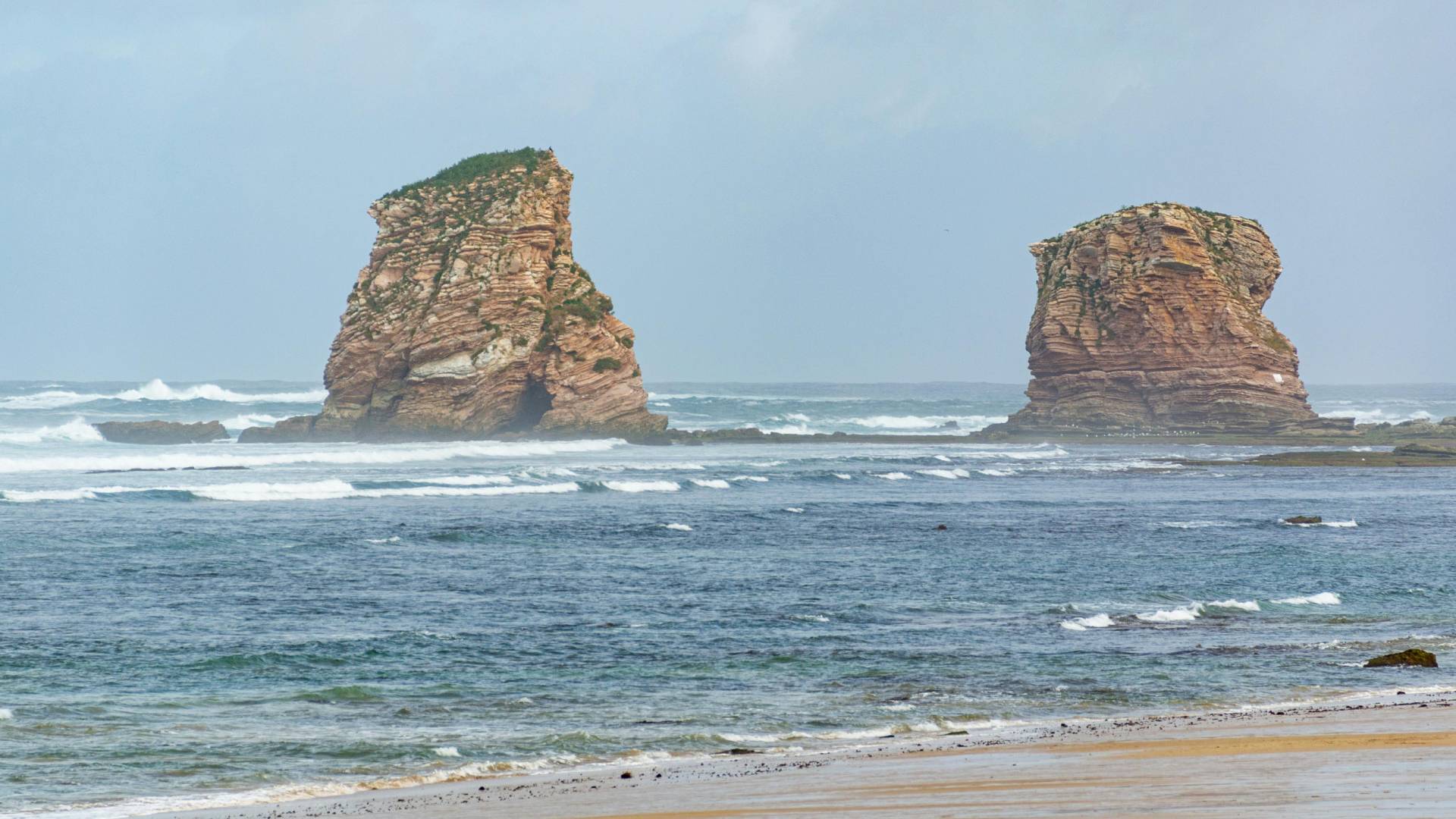 La playa de Hendaya.