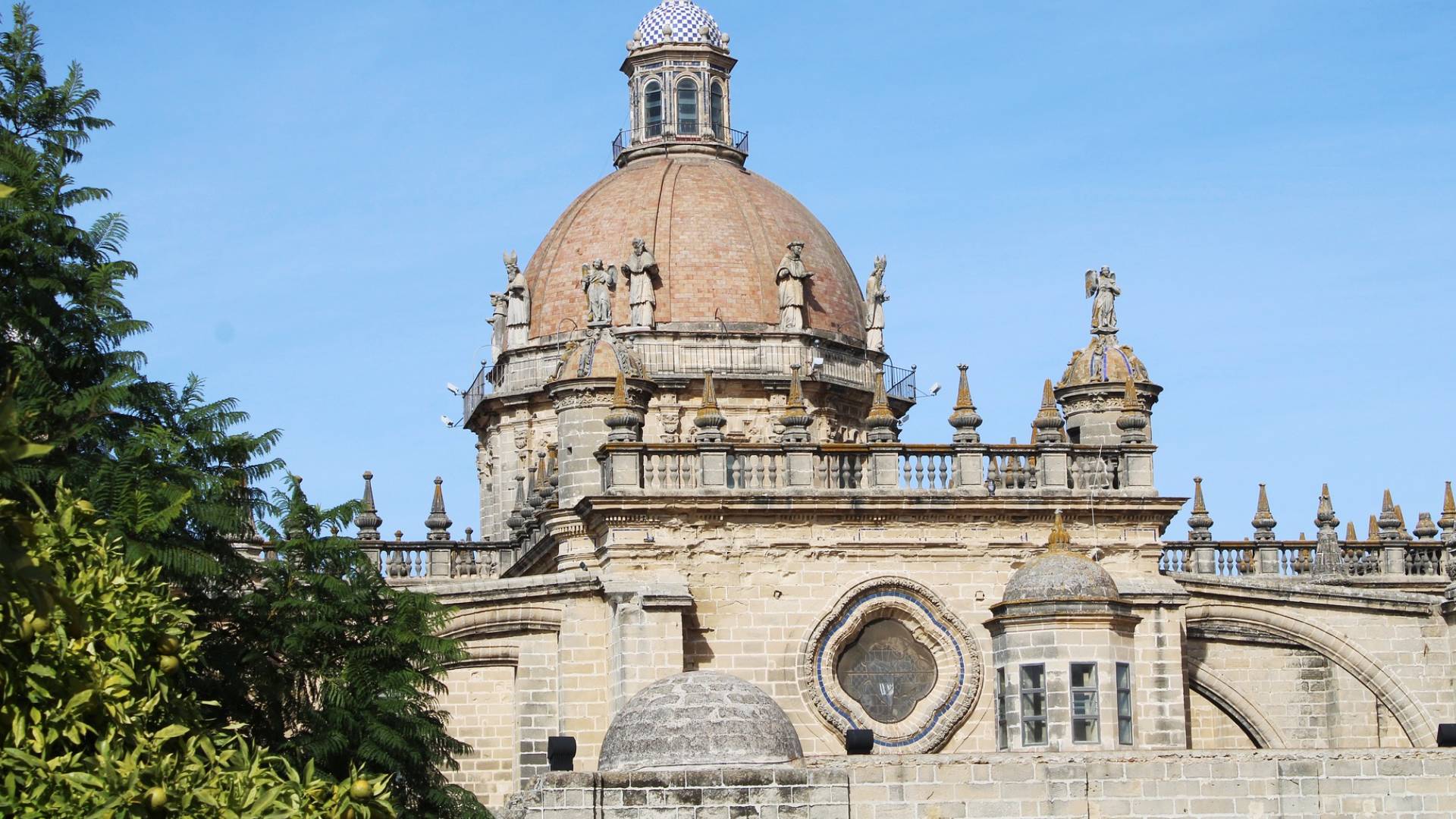 Detalle de la Catedral de Jerez de la Frontera.