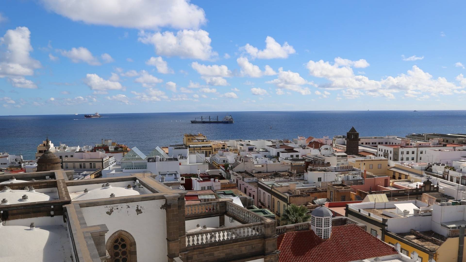 Panorámica de Las Palmas de Gran Canaria.