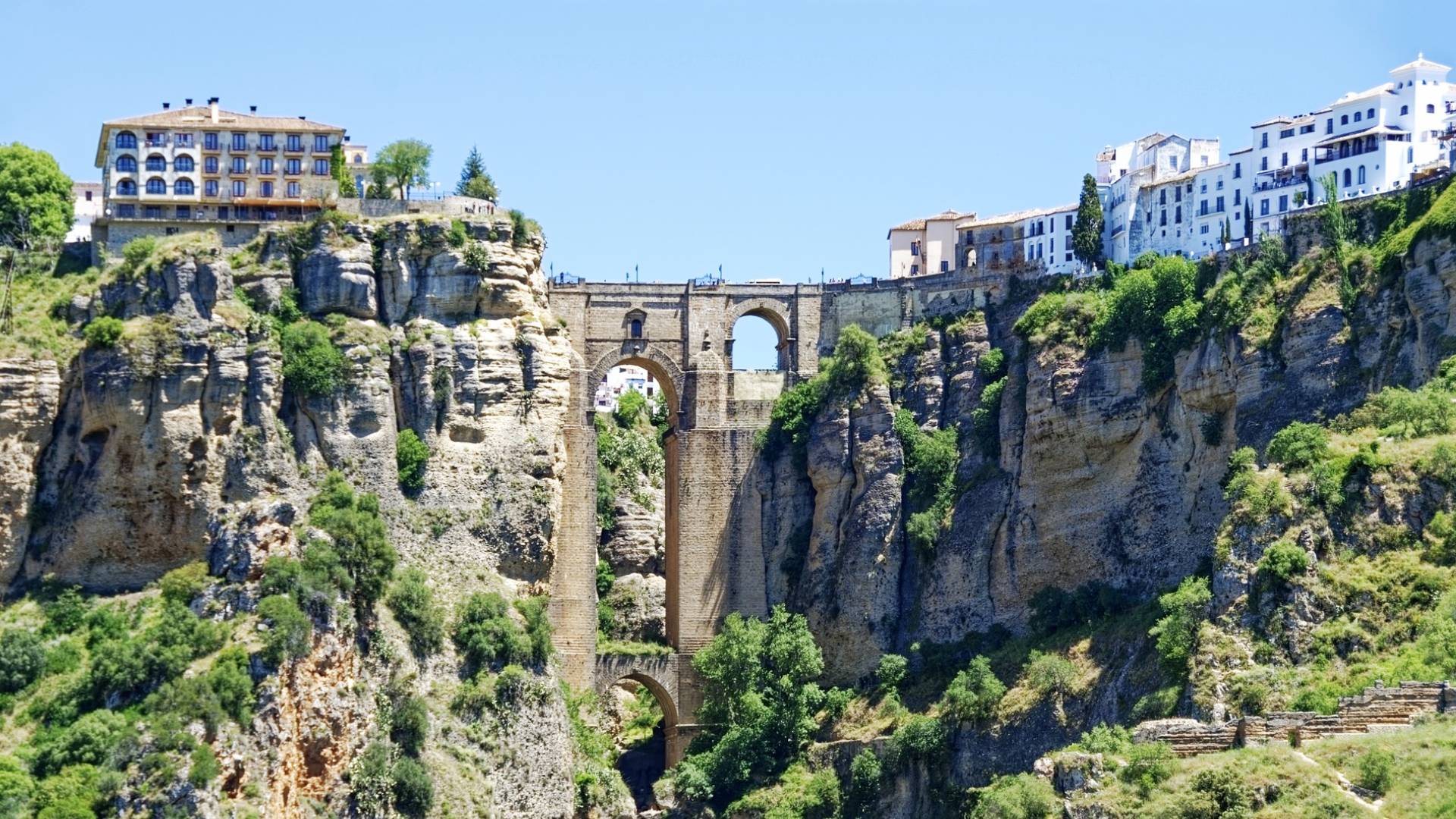 El precioso paisaje de Ronda.