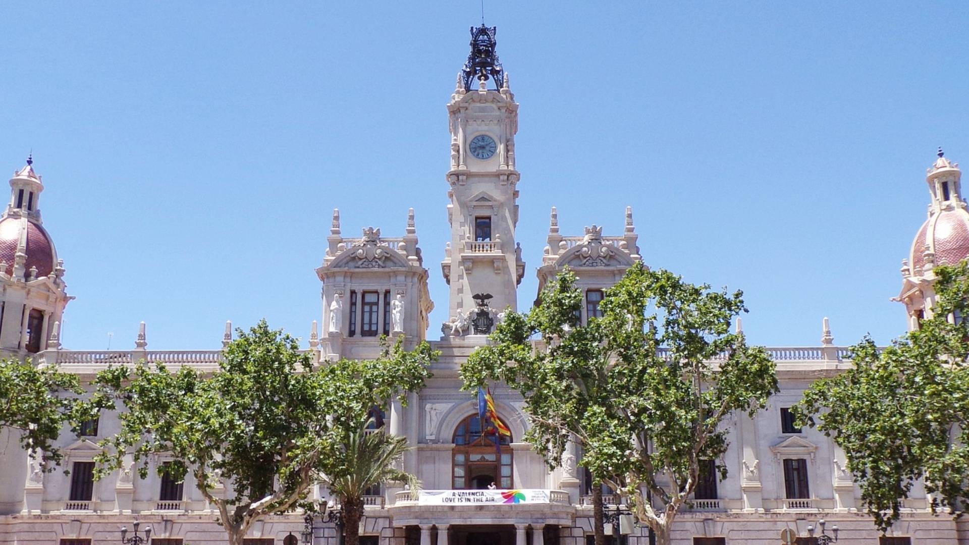 Edificio del Ayuntamiento de Valencia.