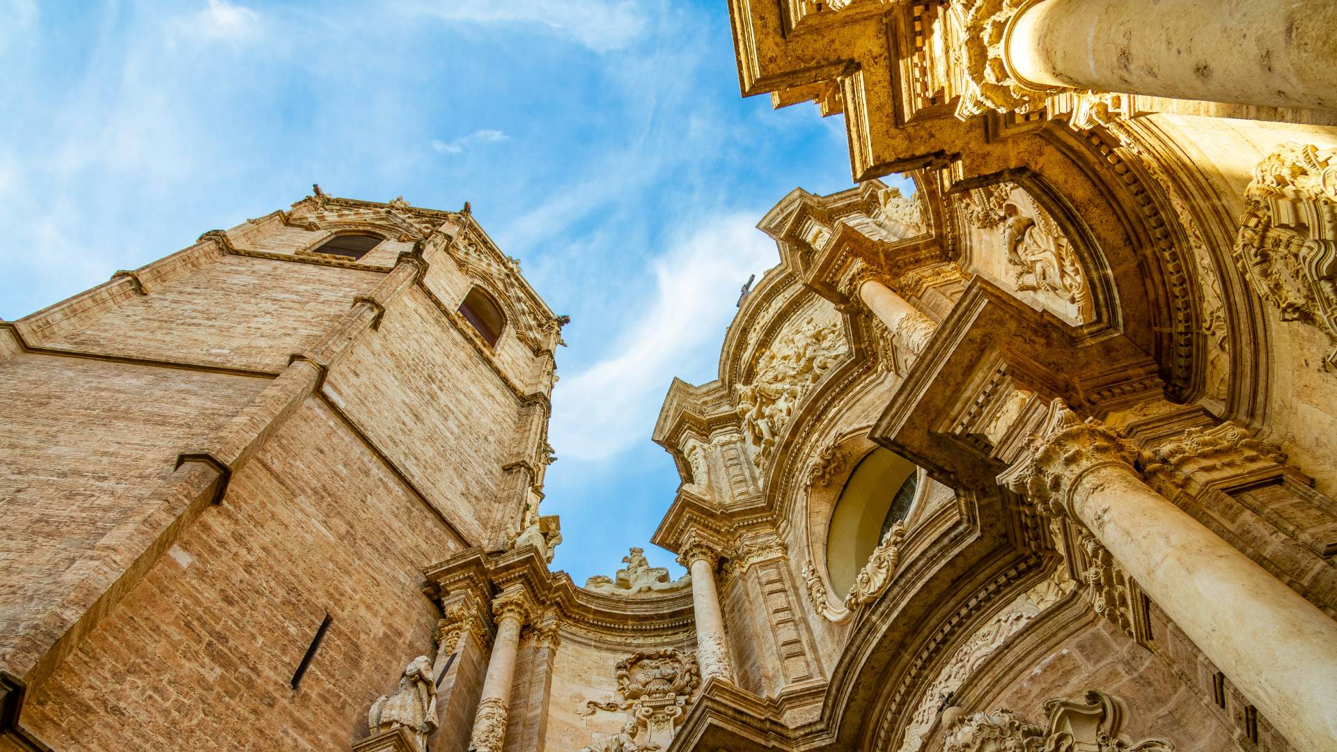 Detalle de la Catedral de Valencia.