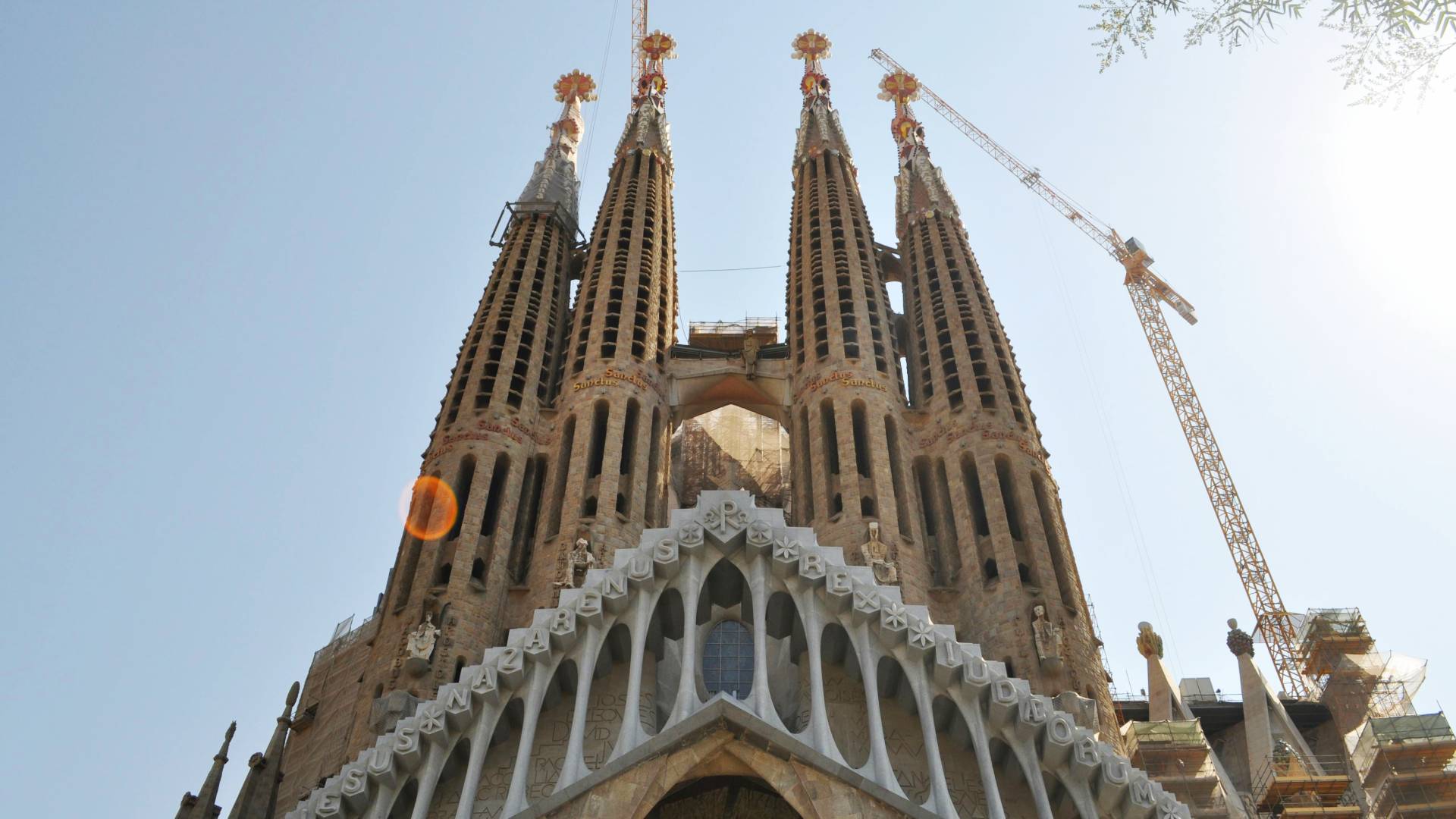 La icónica Sagrada Familia.