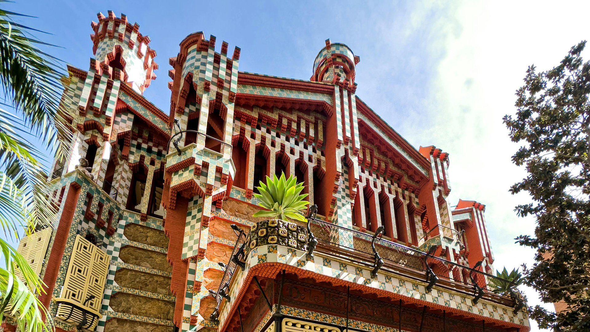 La pintoresca Casa Vicens.