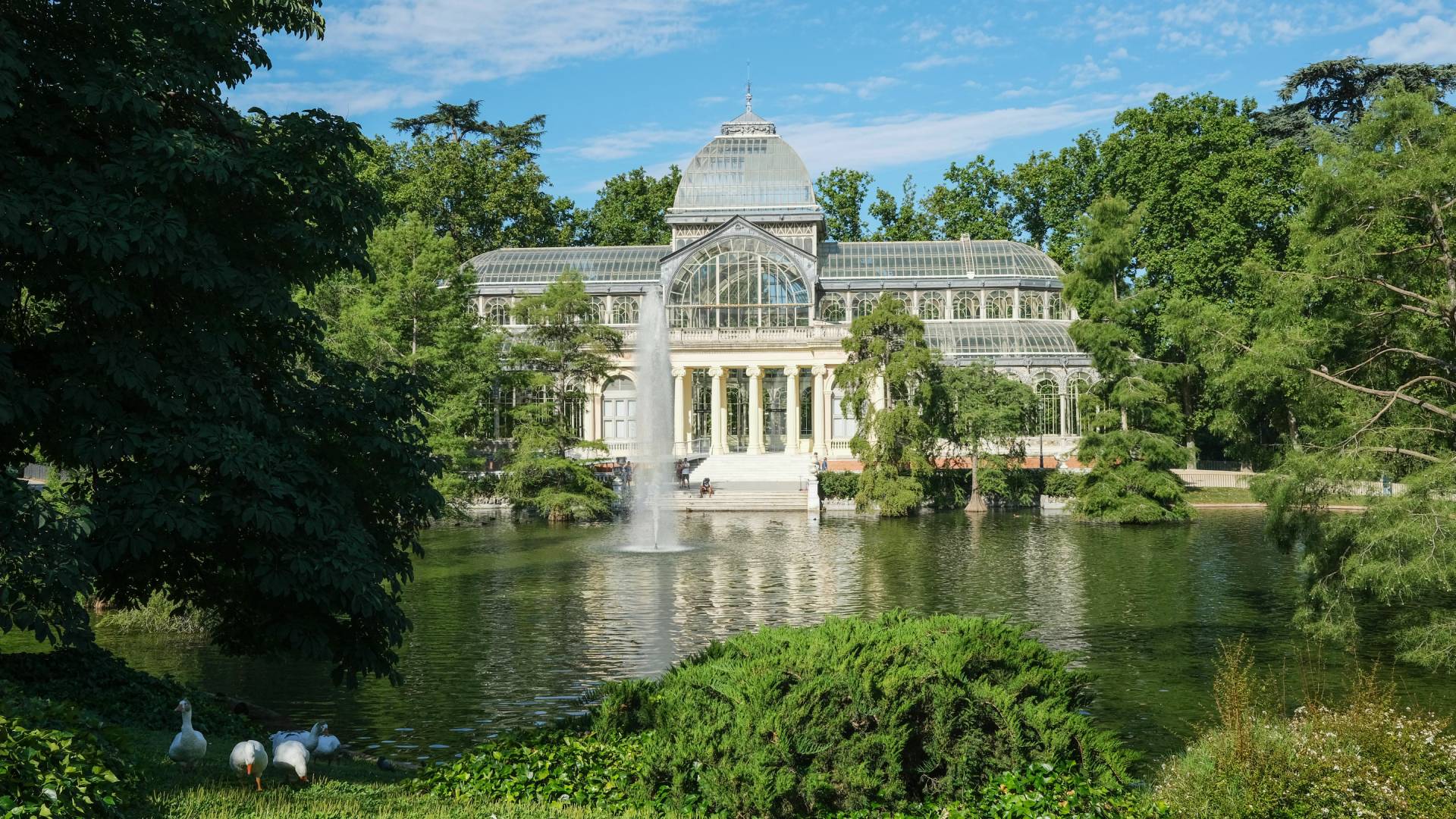 Casa de Cristal en El Retiro.
