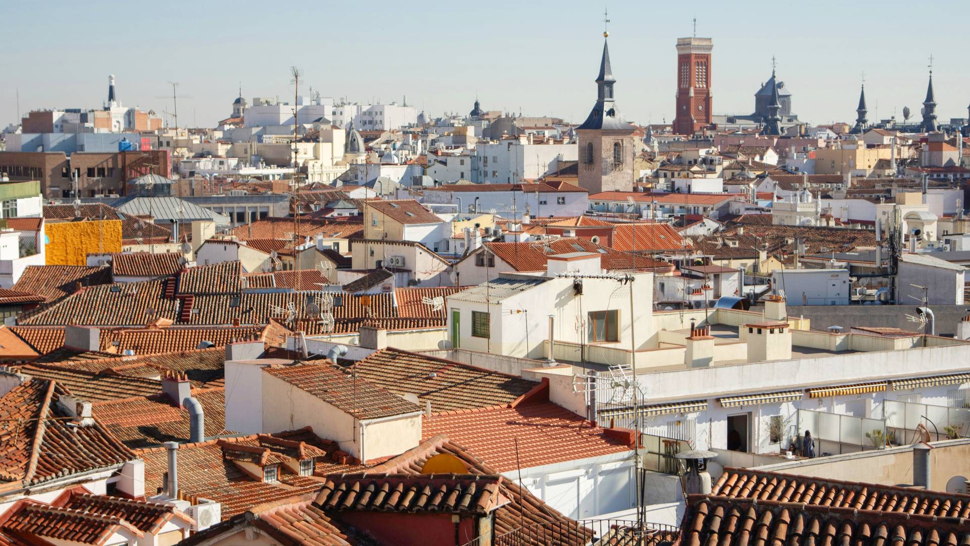 Paisaje urbano de Madrid.