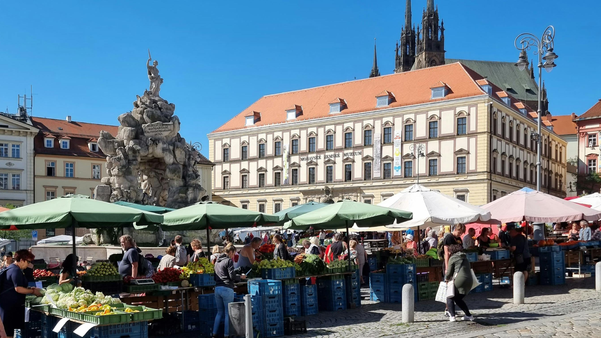 Plaza de la Col en Brno.