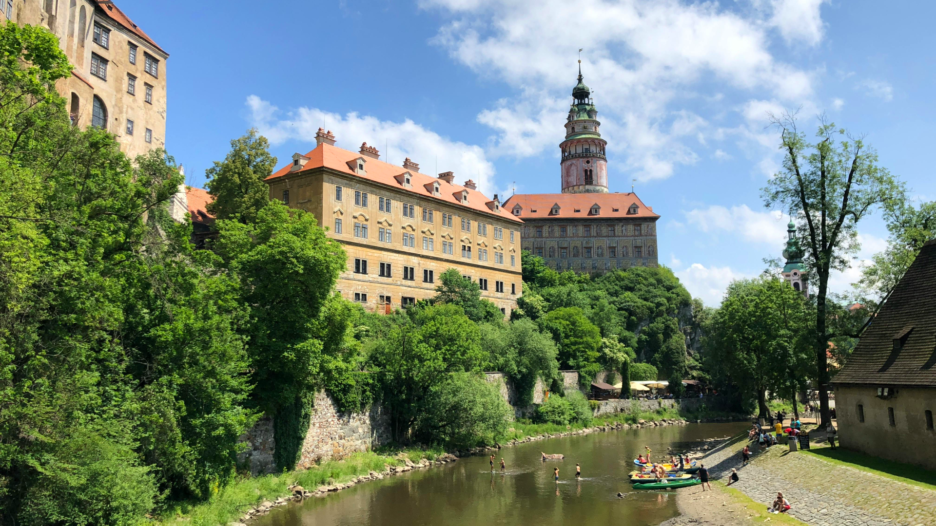 Castillo de Český Krumlov.