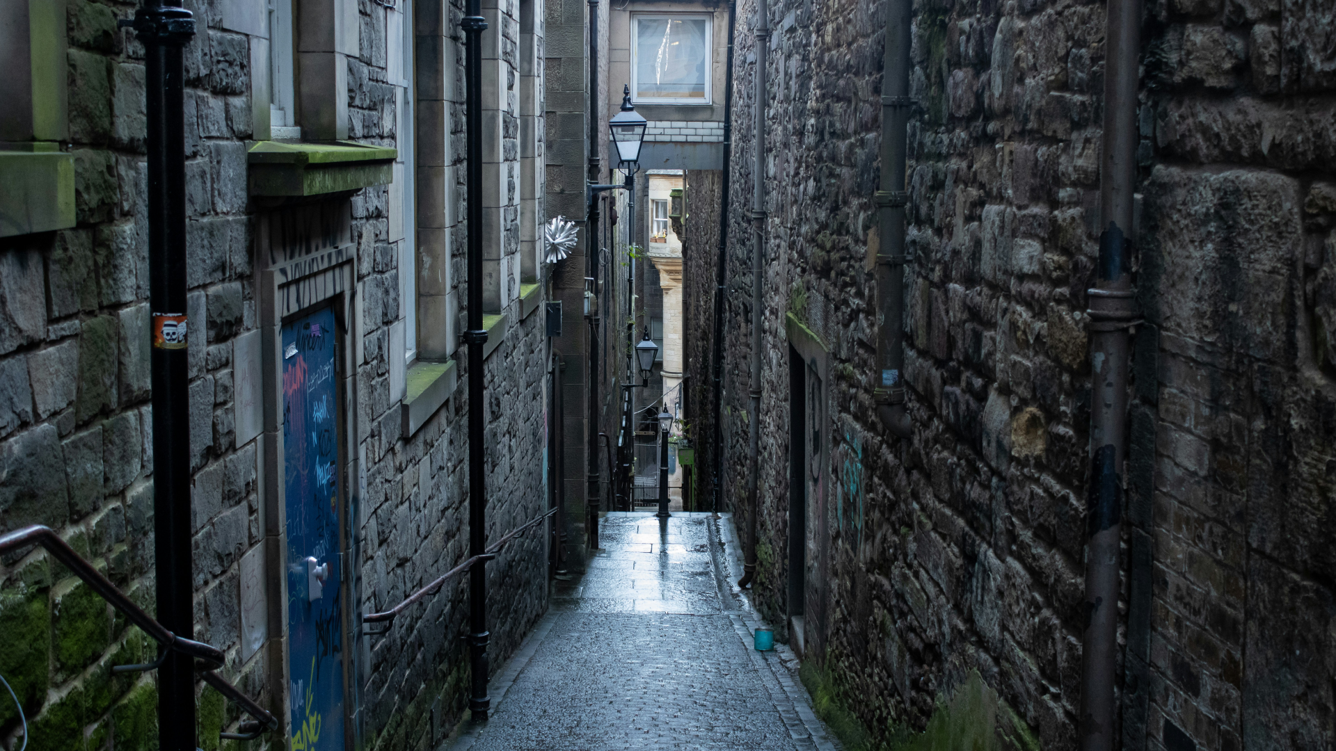 Uno de los closes de la Royal Mile.