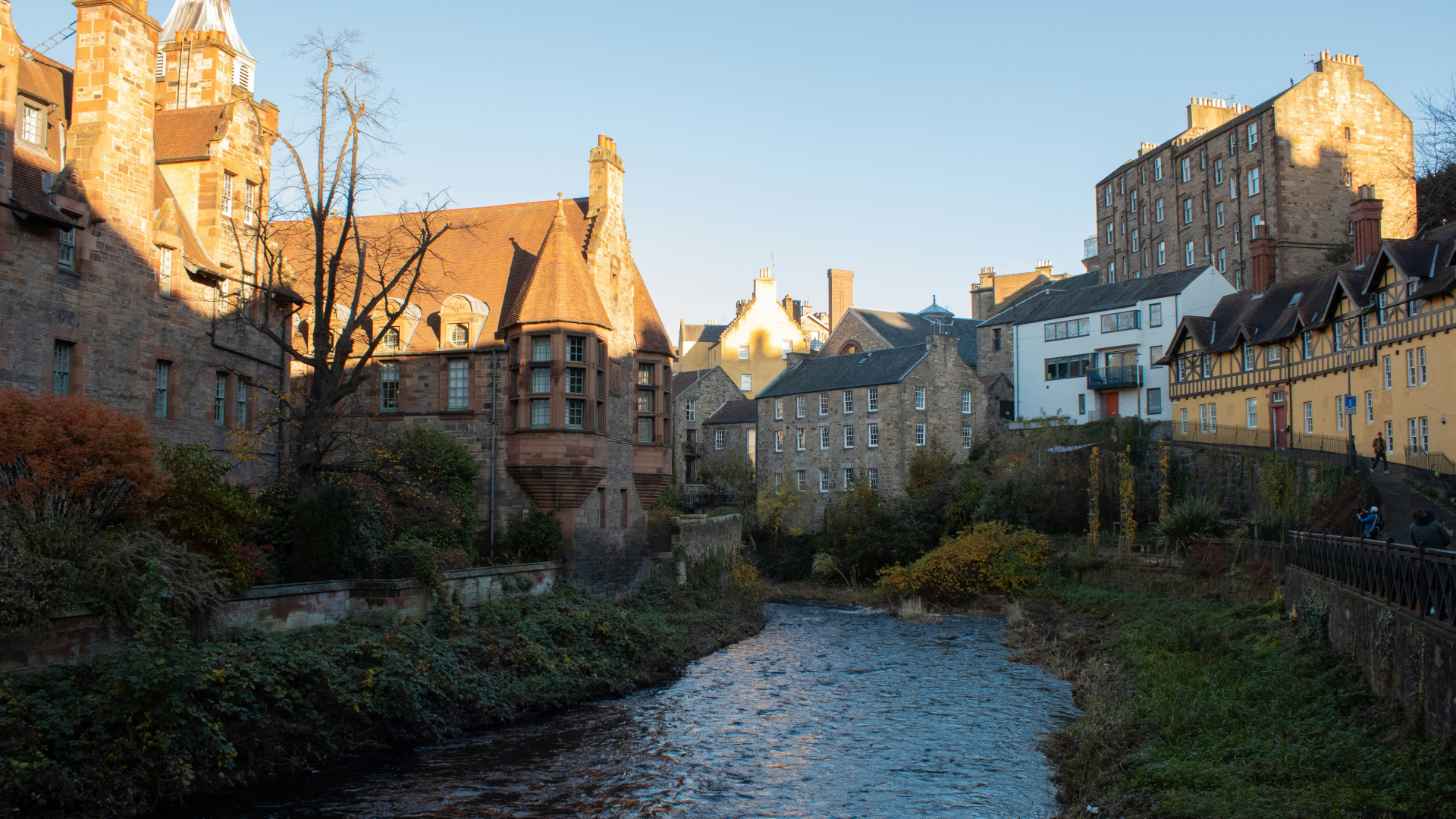 El encanto de Dean Village.