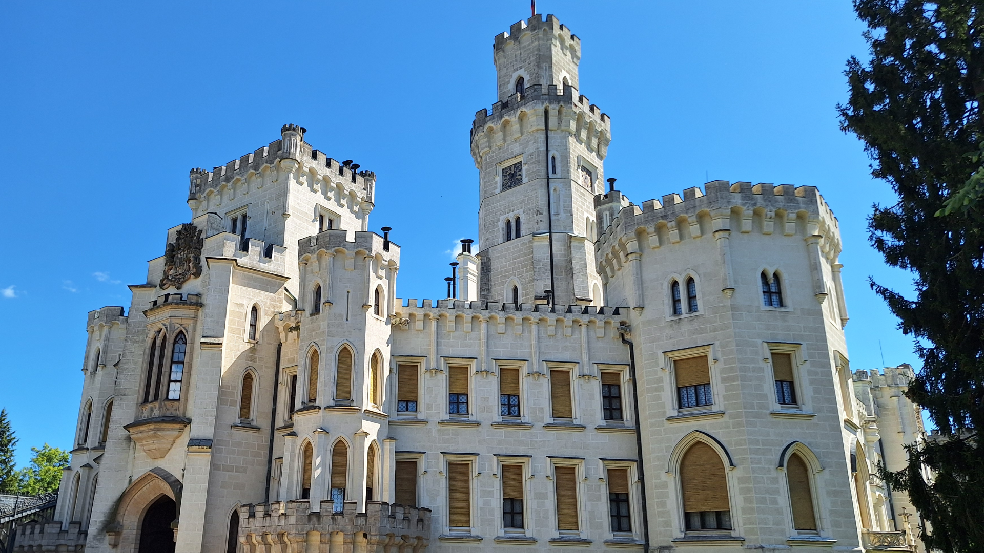 El maravilloso Castillo de Hluboká.