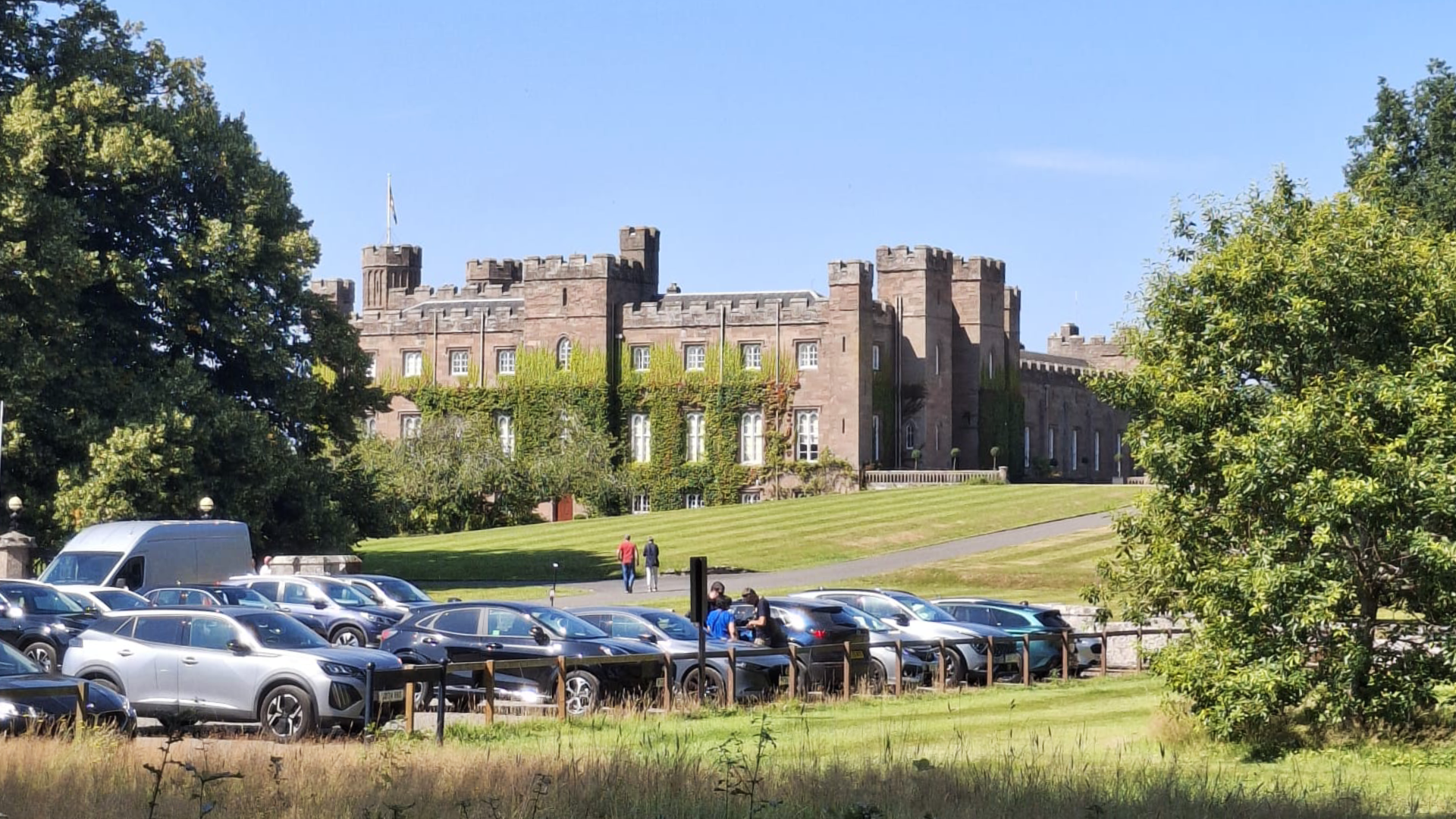Exterior del Palacio de Scone.
