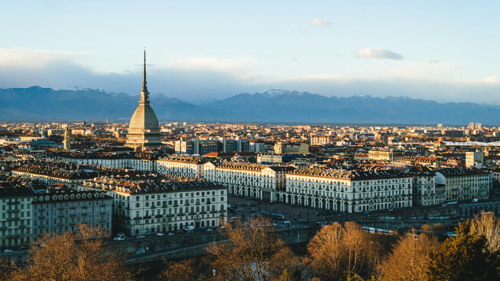 Vistas de Turín desde el Monte dei Cappuccini.