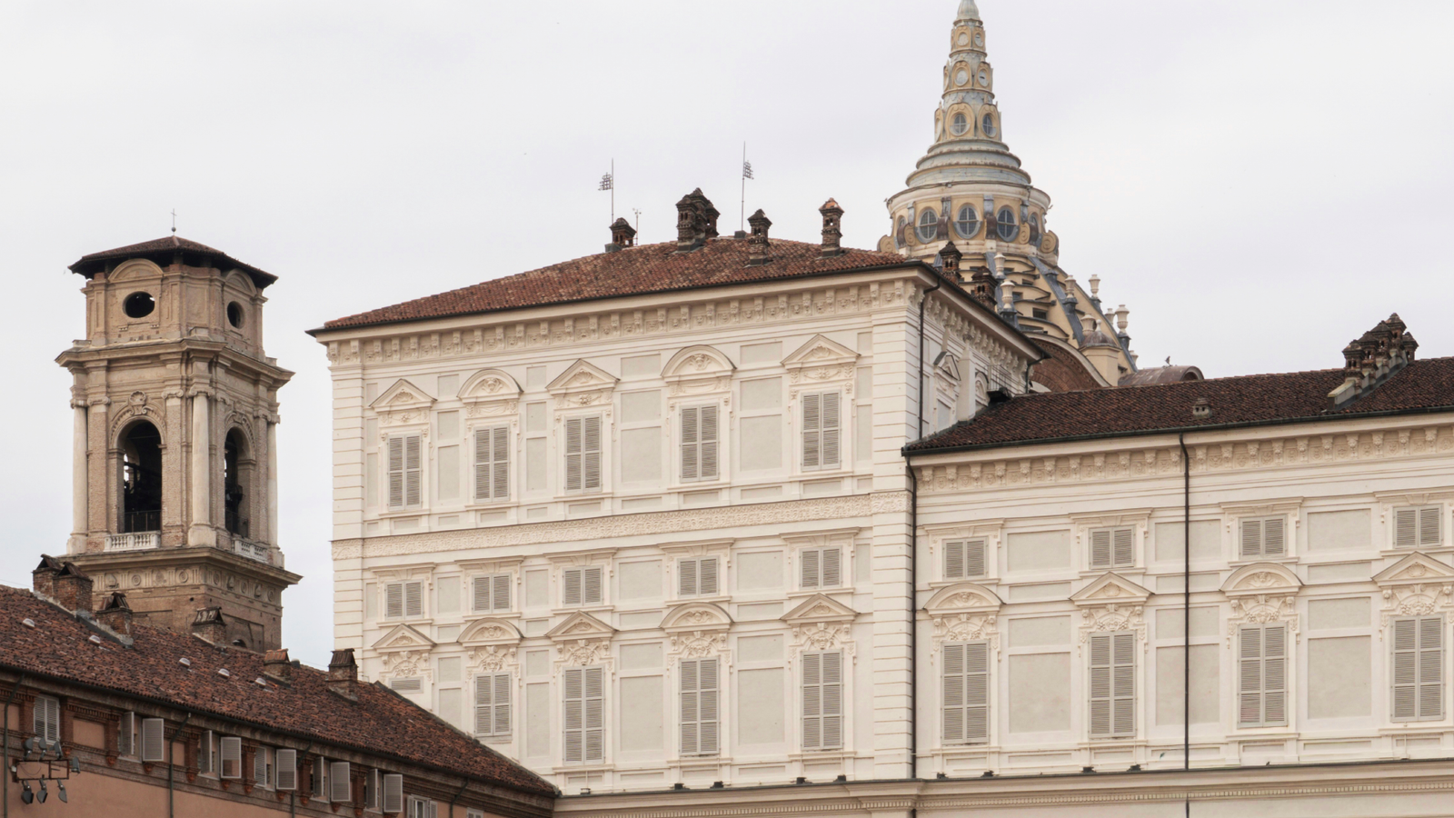 Edificio del Palacio Real de Turín.