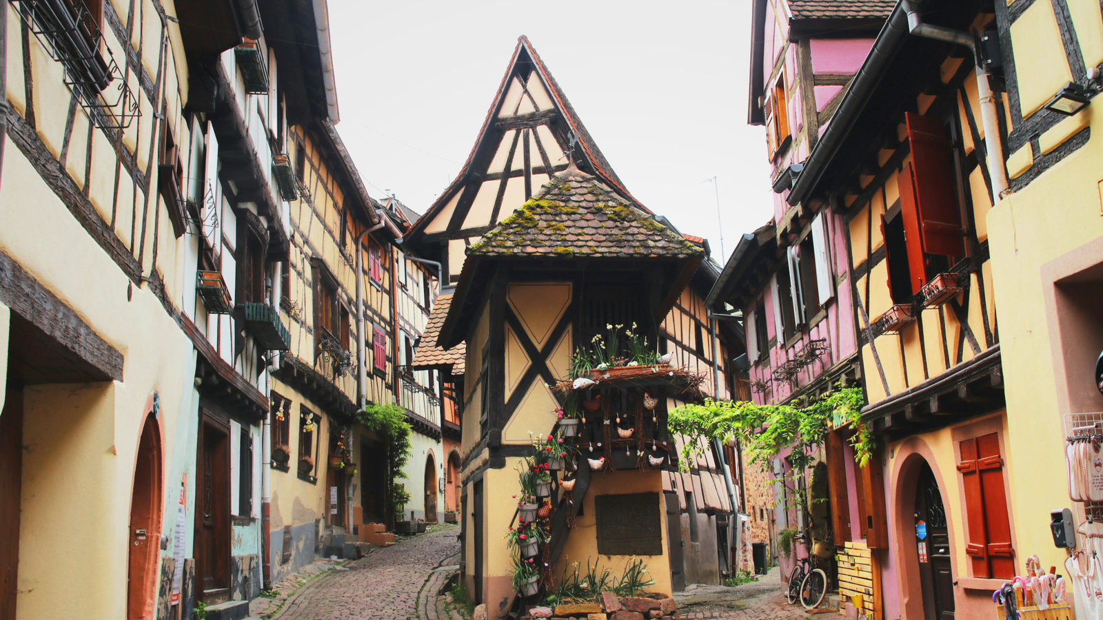 El encanto de las calles de Eguisheim.