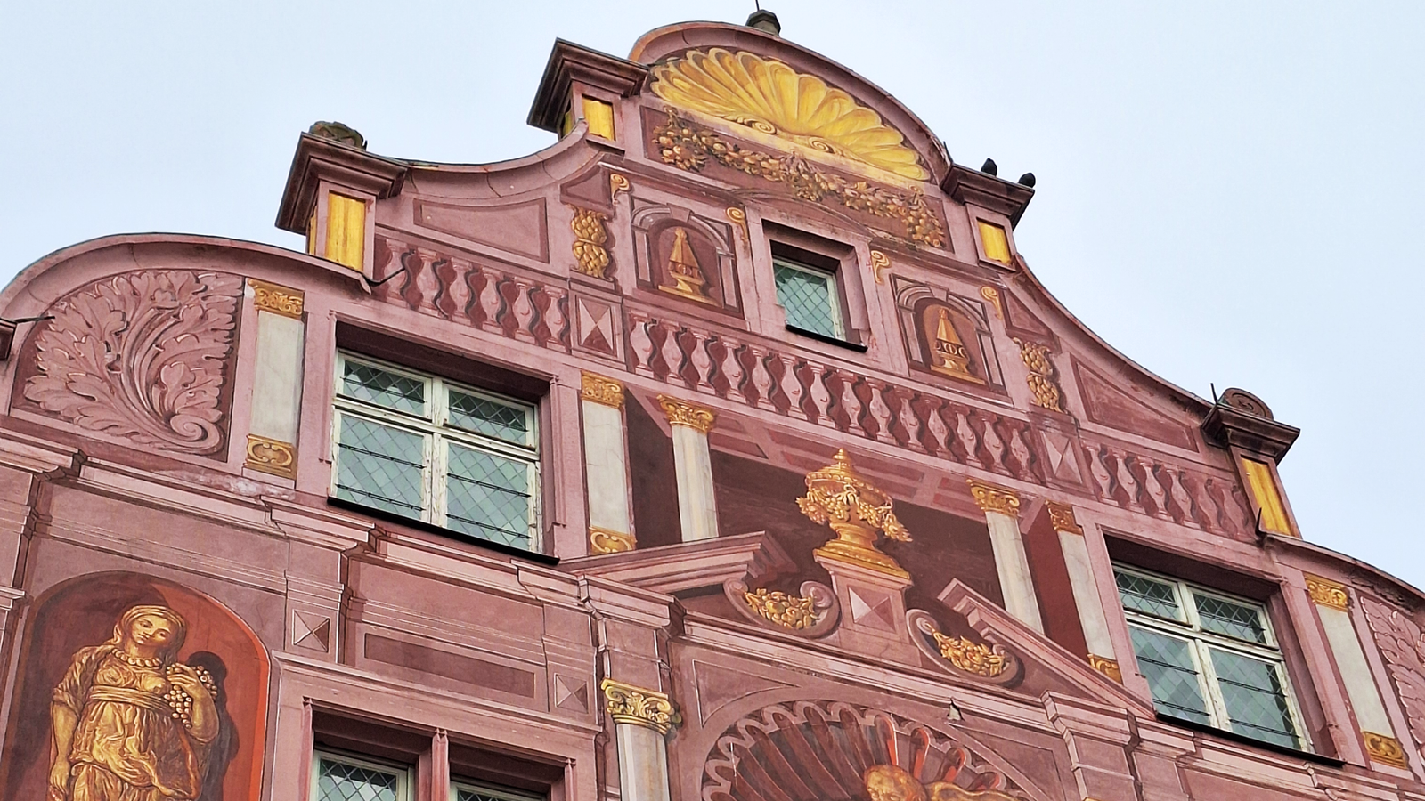 Detalle del Ayuntamiento de Mulhouse.