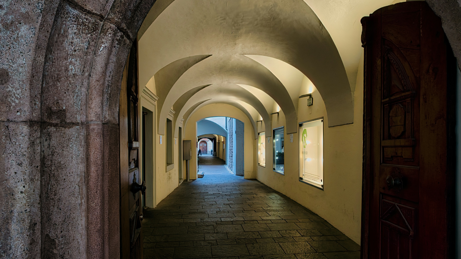 Pasadizos de la Via dei Portici.