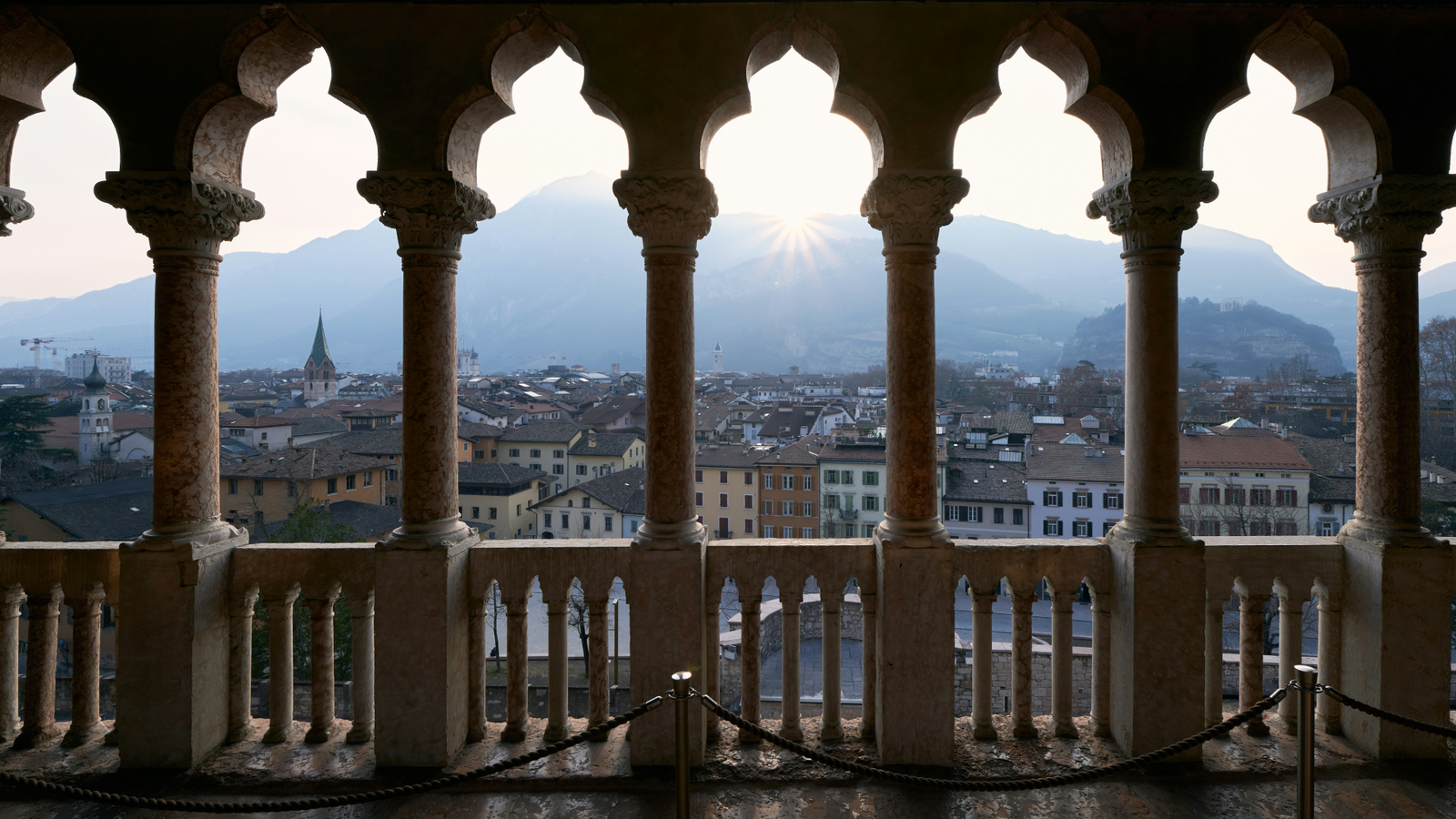 Vistas desde el Castillo del Buonconsiglio.