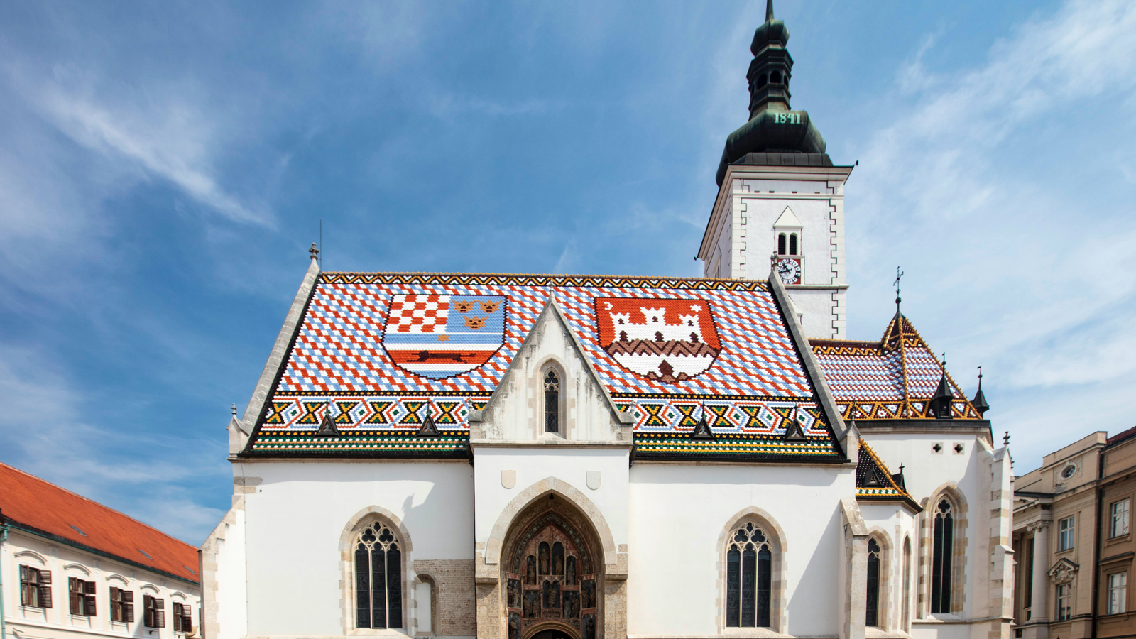 Iglesia de San Marcos en Zagreb.