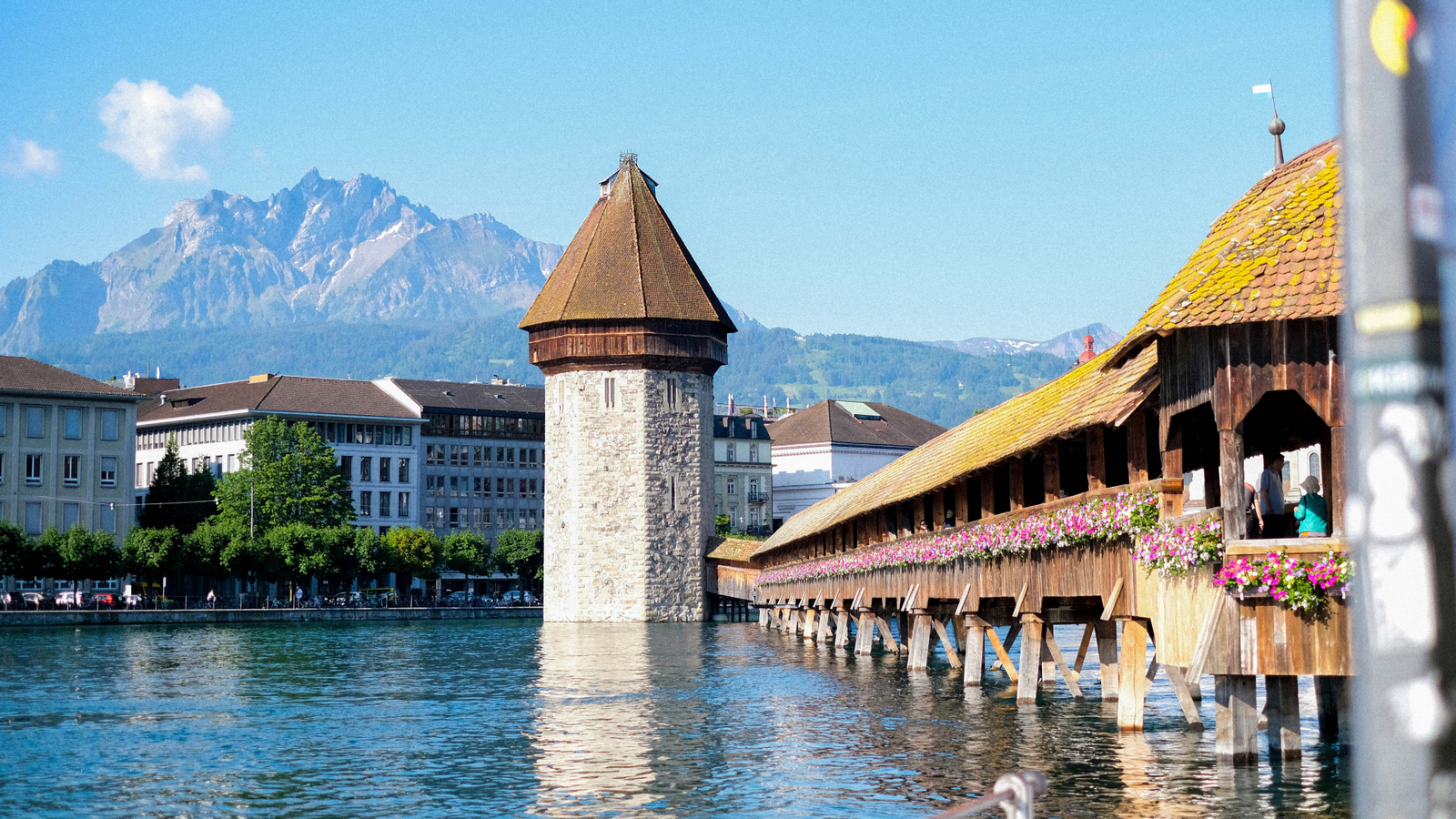 Kapellbrücke en Lucerna.