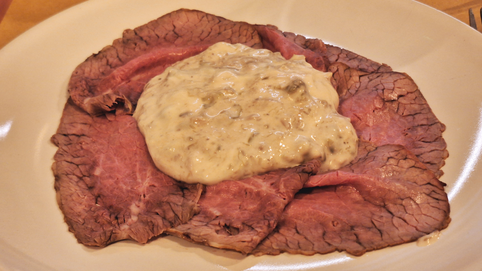 Vitello tonnato del Restaurante Da Frasca.